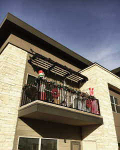 Exterior Upward Patio View | Catalina West Apartment Homes in Lubbock, Texas
