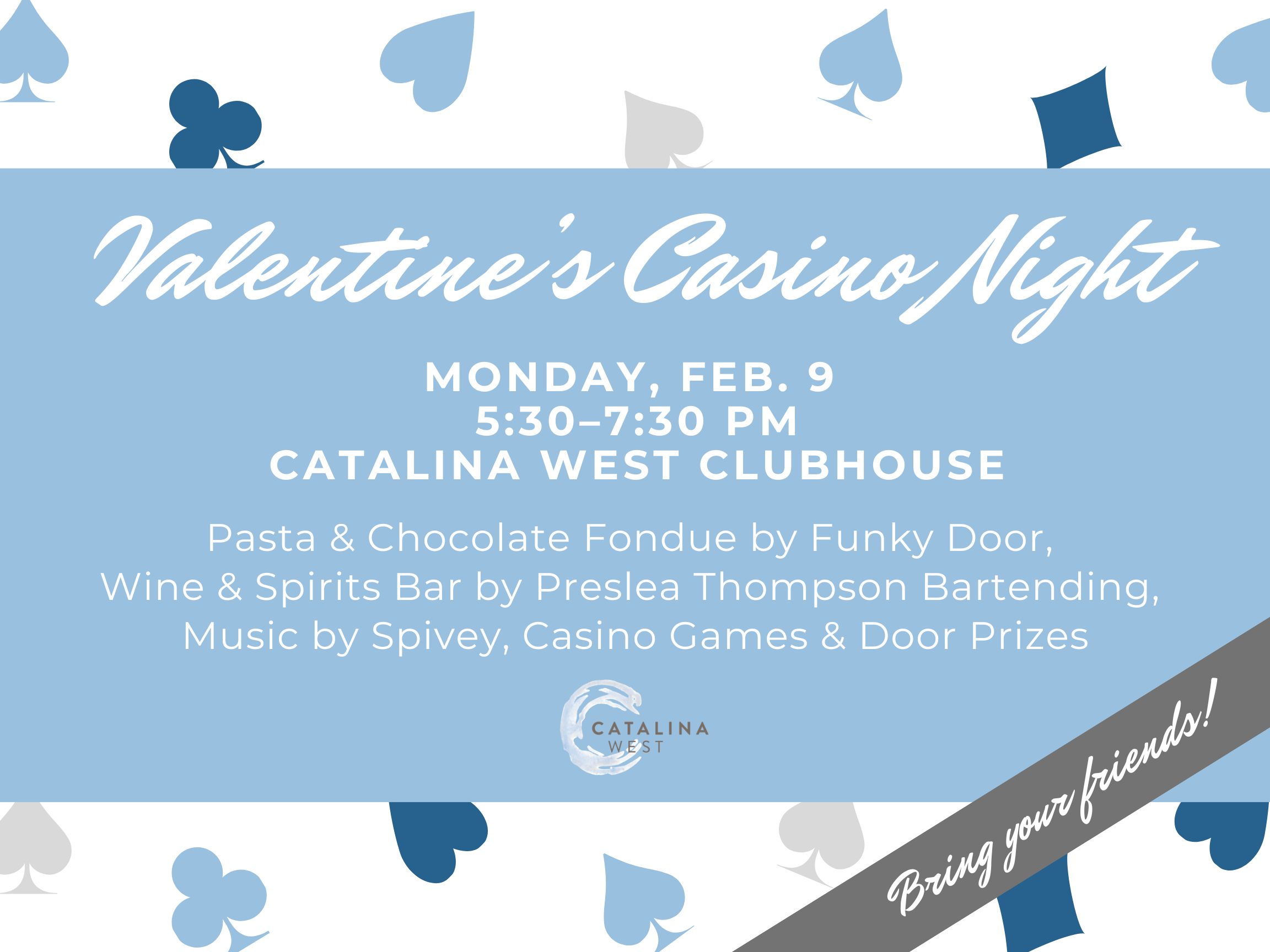 Valentine's Casino Night Invitation