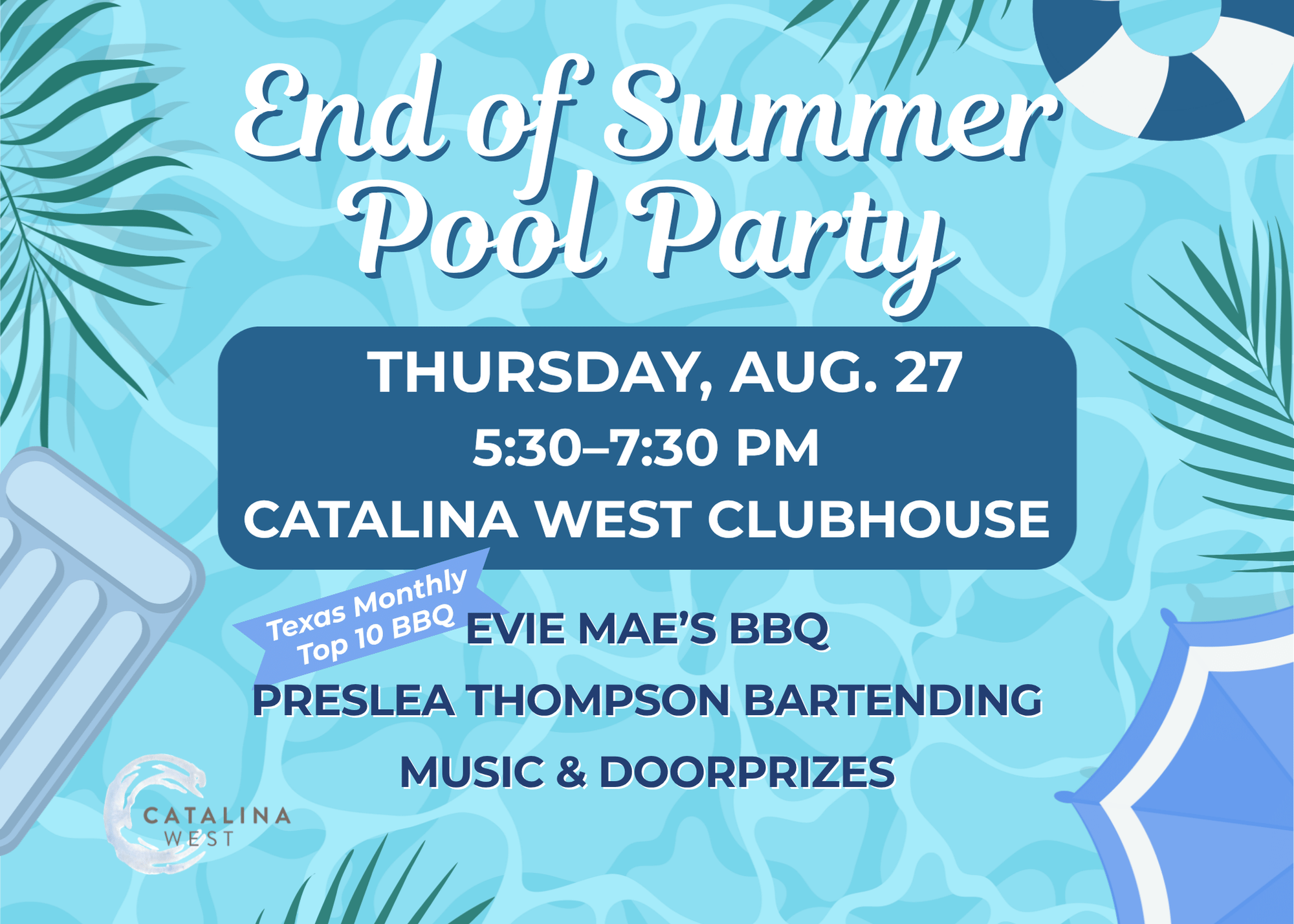 End of Summer Pool Party